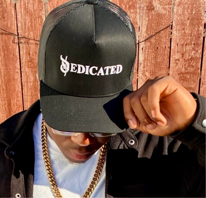 "Dedicated" Puff Embroidery Snapback